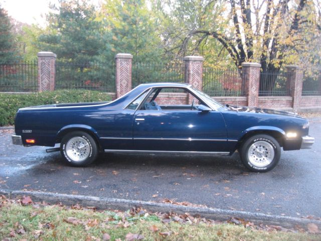 1987 Blue Chevrolet El Camino Cab & Chassis