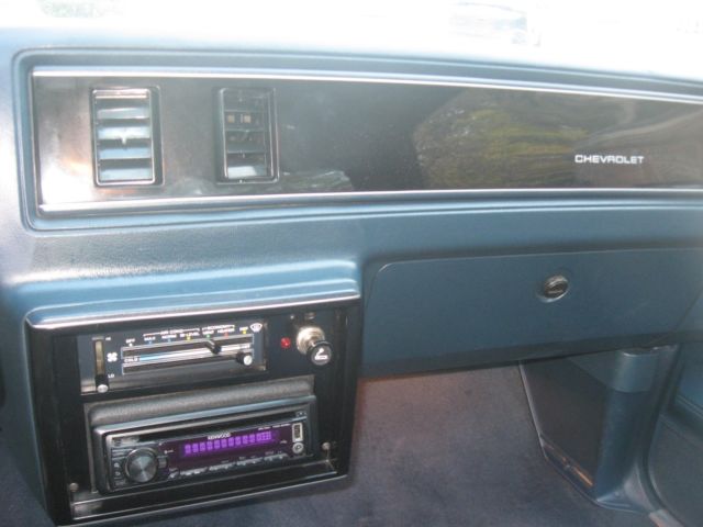 1987 Blue Chevrolet El Camino Cab & Chassis