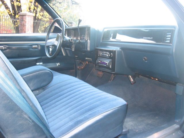 1987 Blue Chevrolet El Camino Cab & Chassis