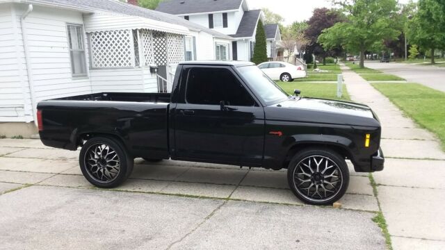 1987 Black Ford Ranger