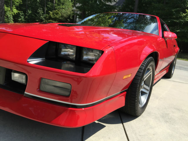 1987 Red Chevrolet Camaro Coupe