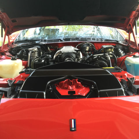 1987 Red Chevrolet Camaro Coupe