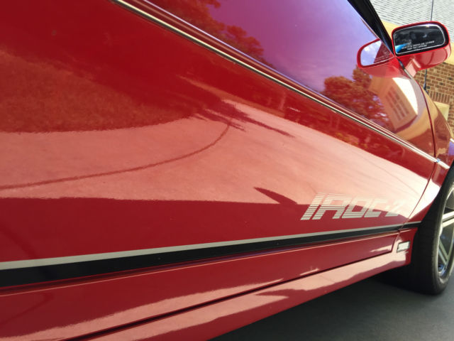 1987 Red Chevrolet Camaro Coupe