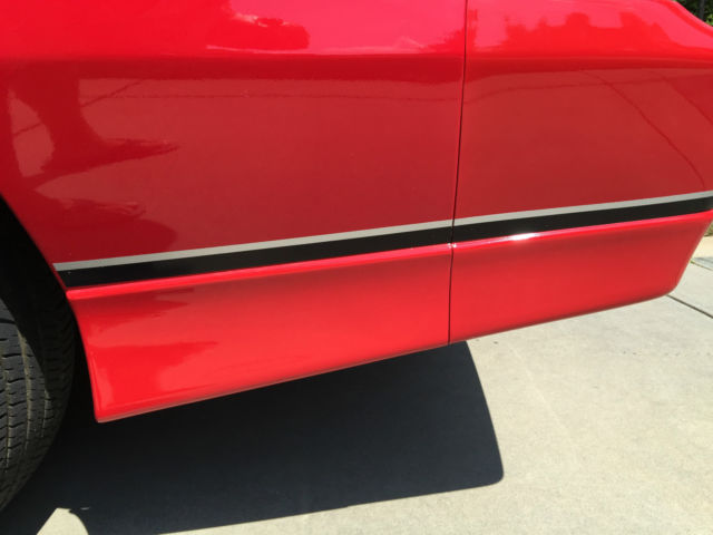 1987 Red Chevrolet Camaro Coupe