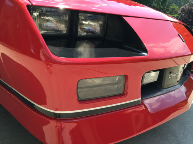 1987 Red Chevrolet Camaro Coupe
