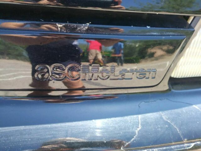 1987 Black Ford Mustang Convertible