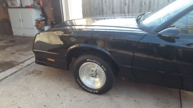 1987 Black Chevrolet Monte Carlo Coupe