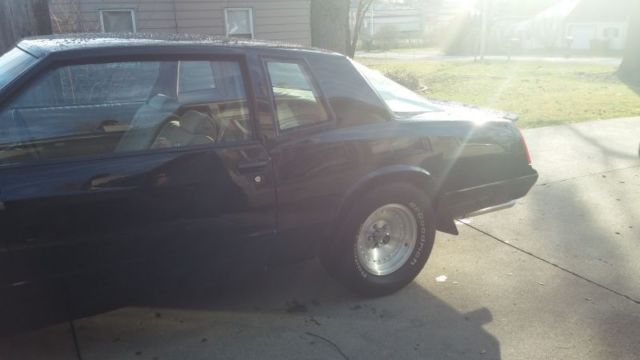 1987 Black Chevrolet Monte Carlo Coupe