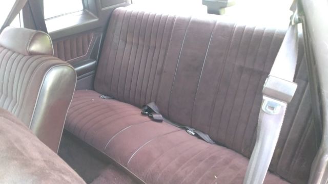 1987 Burgundy Chevrolet Monte Carlo Coupe