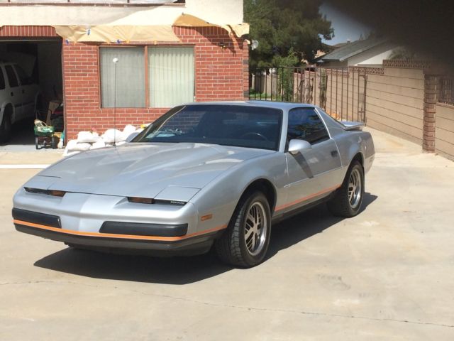 1987 Silver Pontiac Firebird Coupe