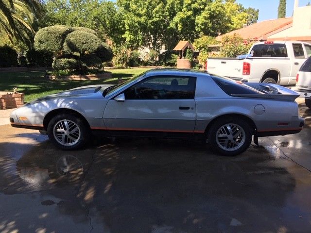 1987 Silver Pontiac Firebird Coupe