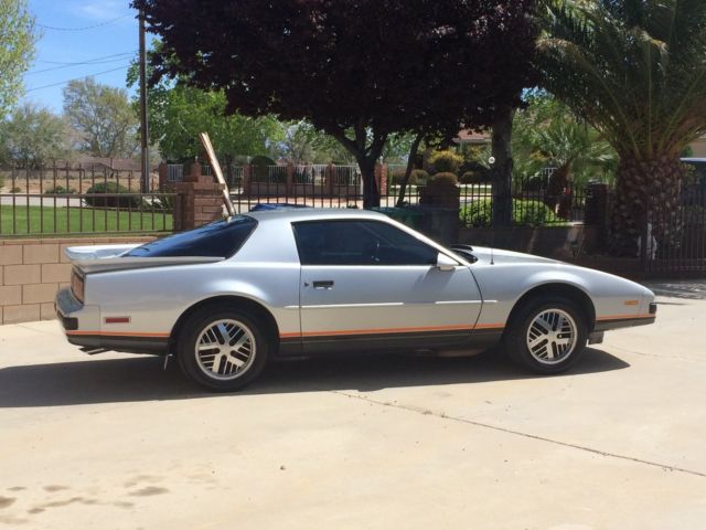 1987 Silver Pontiac Firebird Coupe