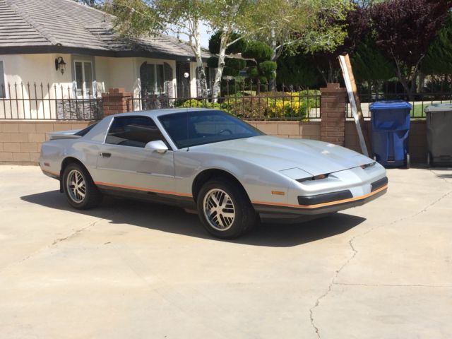 1987 Silver Pontiac Firebird Coupe