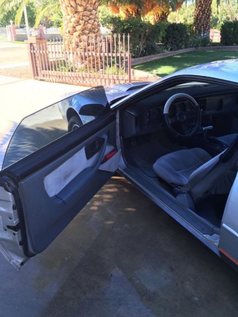 1987 Silver Pontiac Firebird Coupe