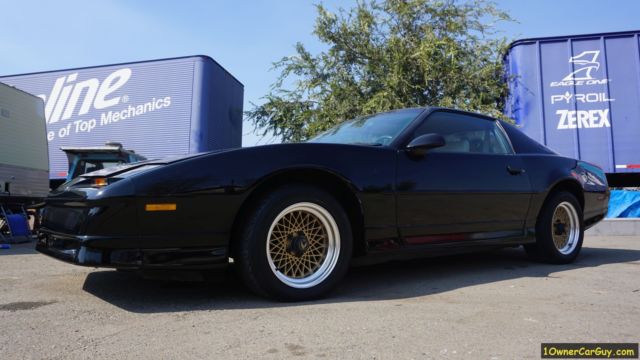 1987 Black Pontiac Firebird Coupe