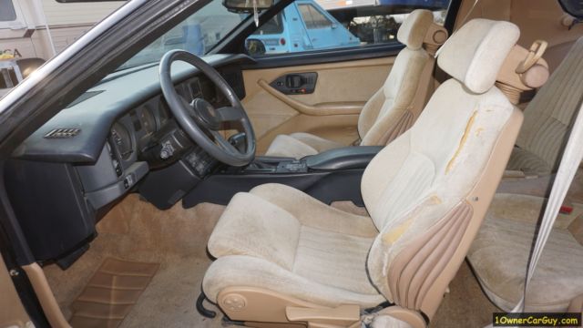 1987 Black Pontiac Firebird Coupe