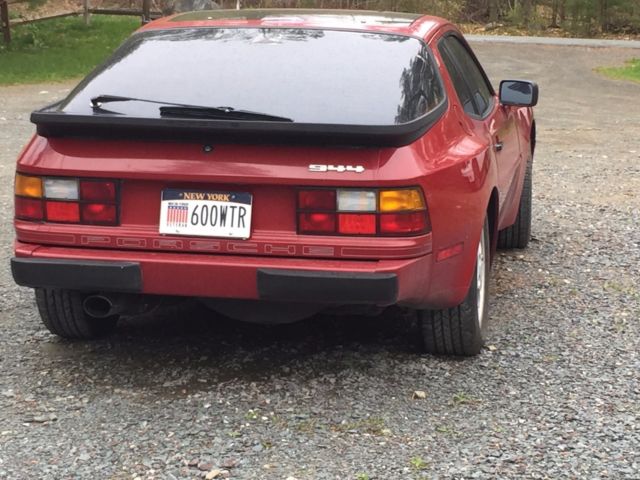 1987 Red Porsche 944 Coupe
