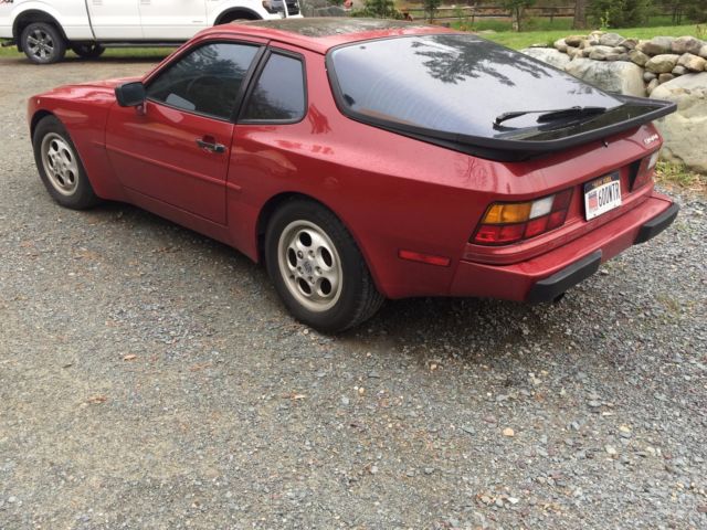 1987 Red Porsche 944 Coupe