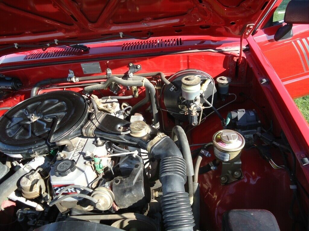 1987 Red Toyota Pickup Standard Cab Pickup