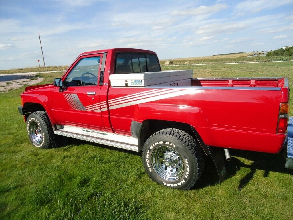 1987 Red Toyota Pickup Standard Cab Pickup
