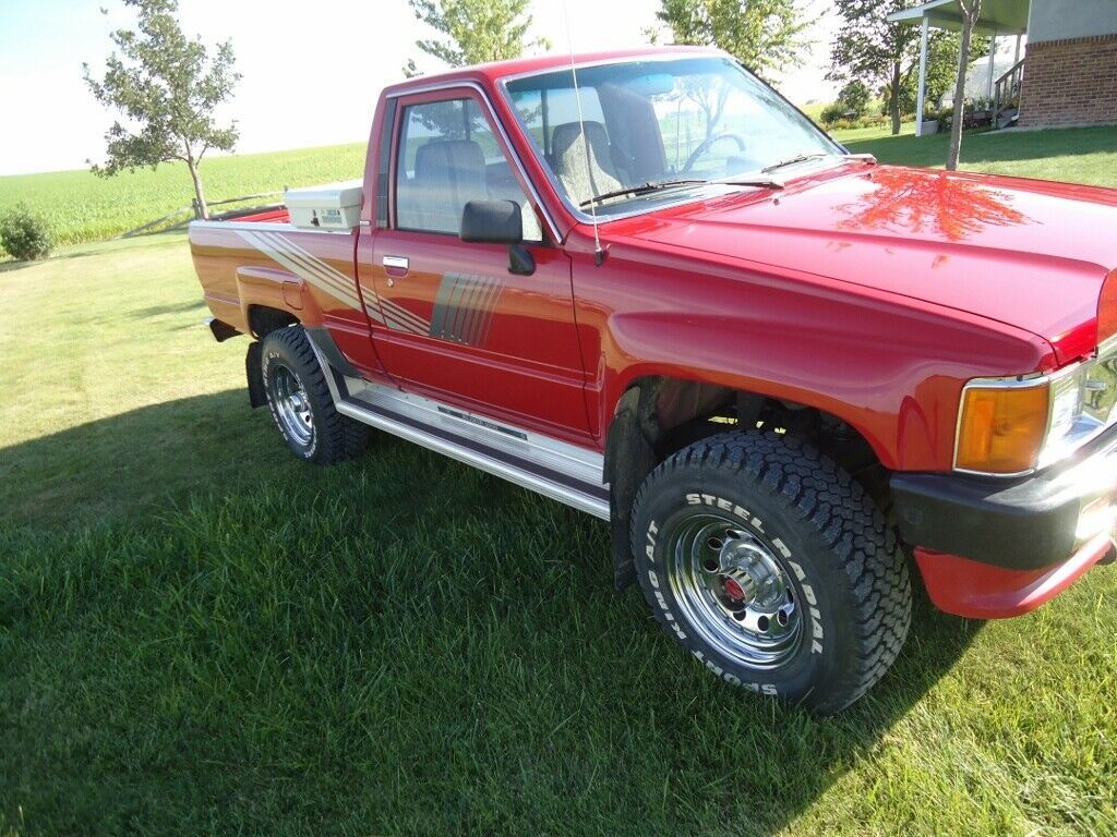1987 Red Toyota Pickup Standard Cab Pickup