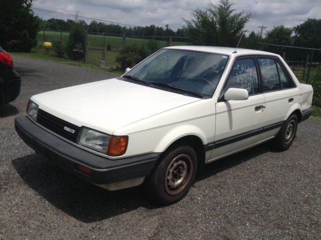 1987 White Mazda 323