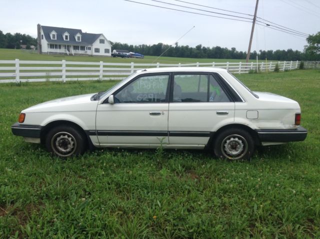 1987 White Mazda 323