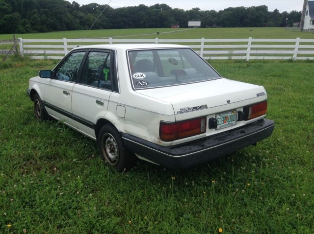 1987 White Mazda 323