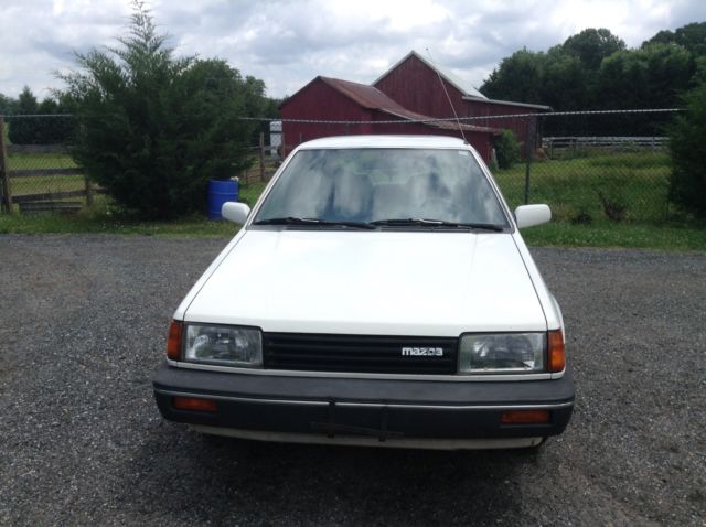 1987 White Mazda 323