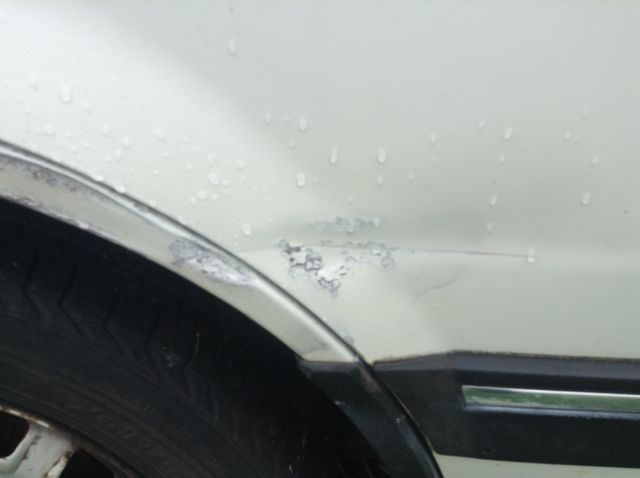 1987 White Mazda 323