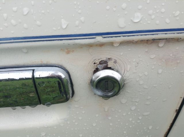 1987 White Mazda 323