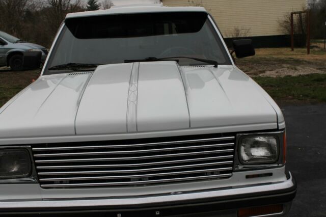 1988 White Chevrolet S-10 Extended Cab Pickup