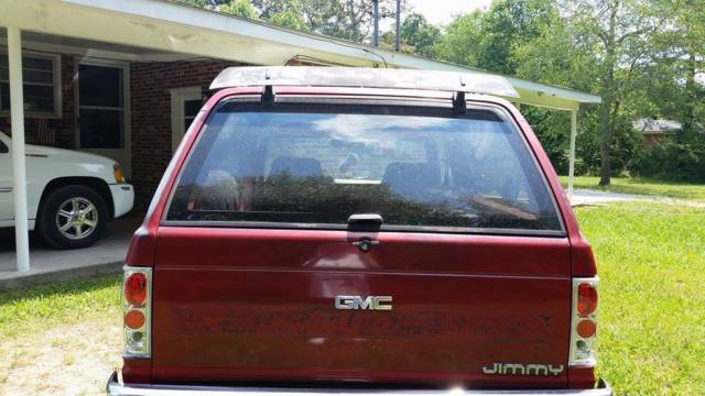 1988 Burgundy GMC S-15  JIMMY 2  DOOR