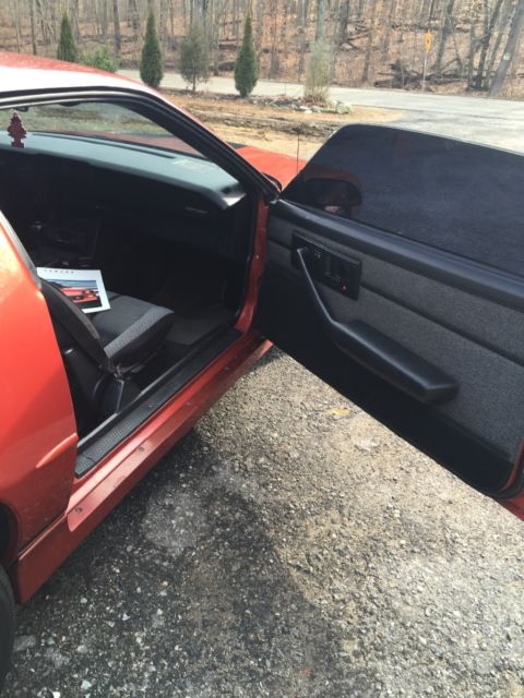 1988 Orange Chevrolet Camaro Coupe