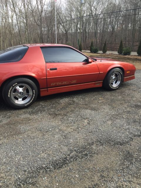 1988 Orange Chevrolet Camaro Coupe