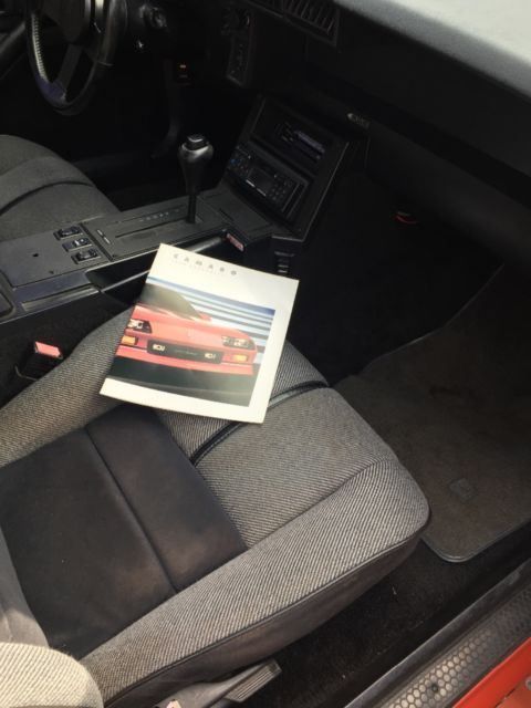 1988 Orange Chevrolet Camaro Coupe