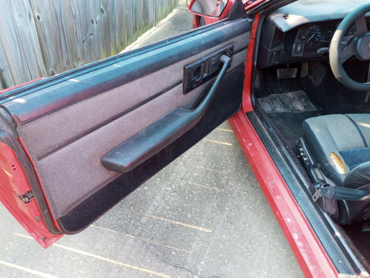 1988 Red Chevrolet Camaro Convertible