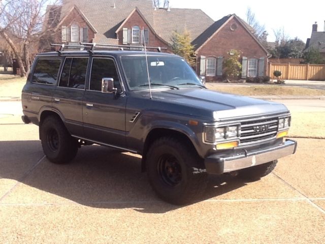 1988 Blue Toyota Land Cruiser SUV