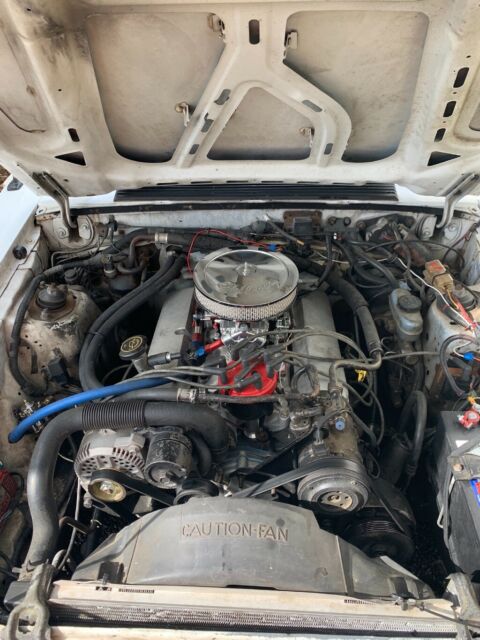 1988 White Ford Mustang Hatchback