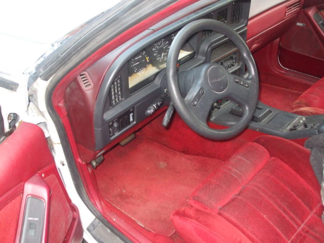 1988 White Ford Thunderbird Coupe