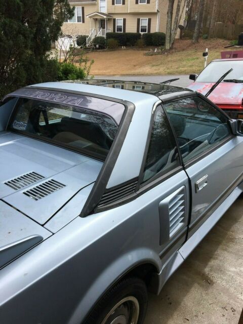1988 Blue Toyota MR2 Coupe