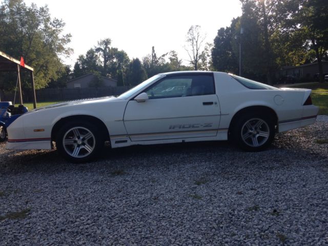1989 White Chevrolet Camaro Hatchback