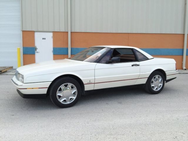 1989 White Cadillac Allante Convertible