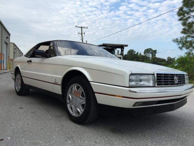 1989 White Cadillac Allante Convertible