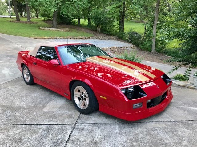 1989 Red Chevrolet Camaro Convertible