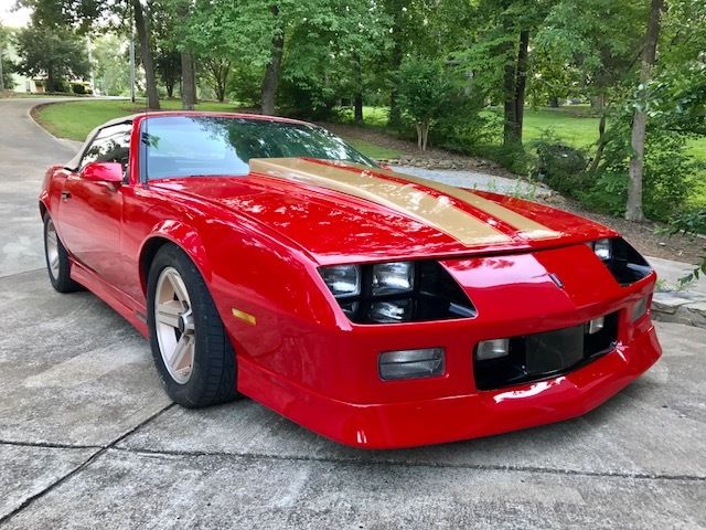 1989 Red Chevrolet Camaro Convertible