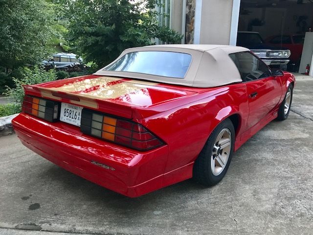 1989 Red Chevrolet Camaro Convertible