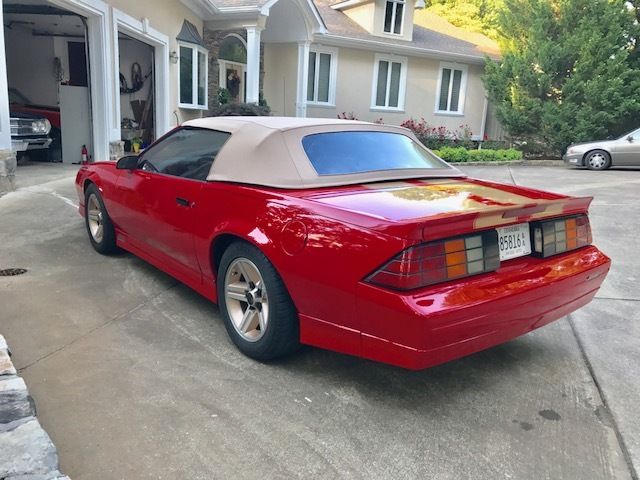 1989 Red Chevrolet Camaro Convertible