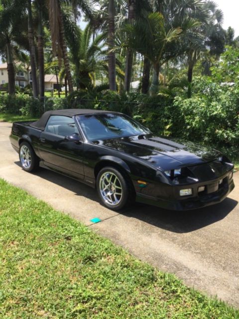1989 Black Chevrolet Camaro Convertible
