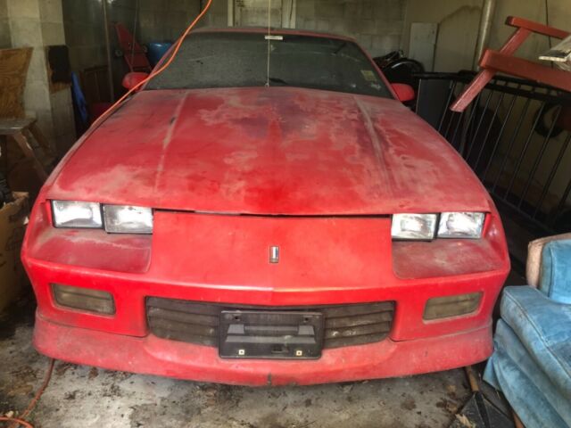 1989 Red Chevrolet Camaro Coupe